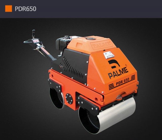 Виброкаток Palme PDR650 ручной двухвальцовый фото